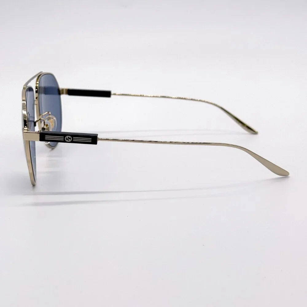 NEW GUCCI GG1311S 003 UNISEX METAL AVIATOR SUNGLASSES